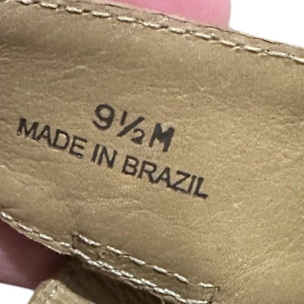 Diane von Furstenberg Zia Suede Platform Stiletto Heels | Camel Color | Sz 9 1/2 - Picture 8 of 8